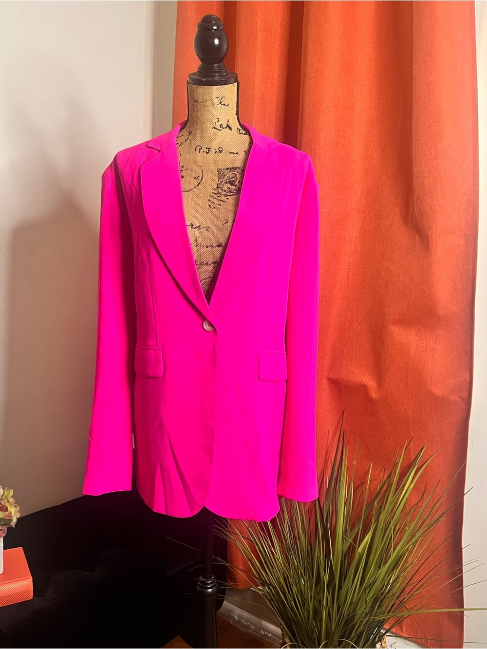 Hot Pink Blazer Jacket